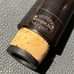 Boquilla vintage Buffet Crampon de madera para clarinete en Si♭ 2