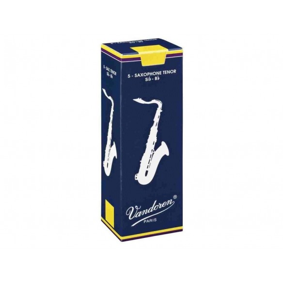Caja 5 cañas Vandoren Tradicional para saxo tenor