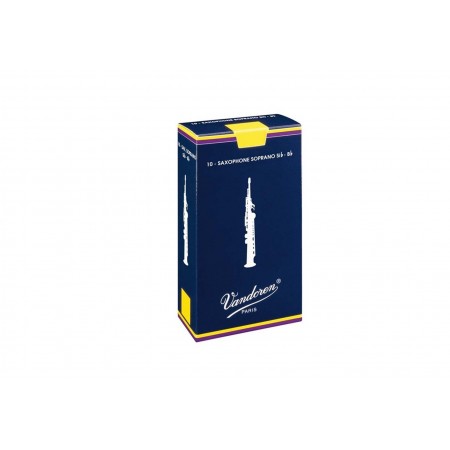 Caja 10 cañas Vandoren Tradicional para saxo soprano