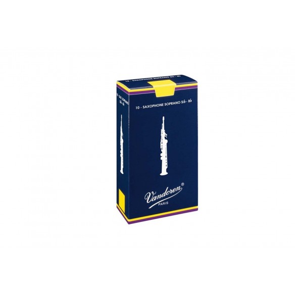 Caja 10 cañas Vandoren Tradicional para saxo soprano