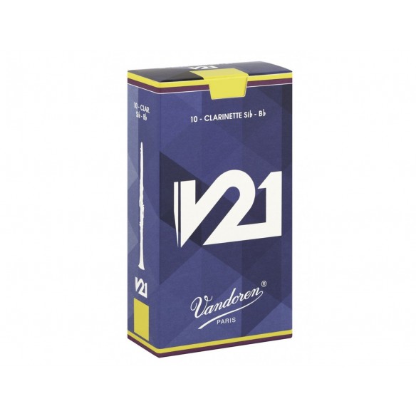 Caja 10 cañas Vandoren V21 para clarinete en Sib