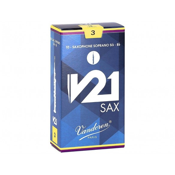 Caja 10 cañas Vandoren V21 para saxo soprano