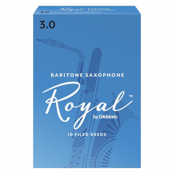 Caja 10 cañas Royal para saxo barítono