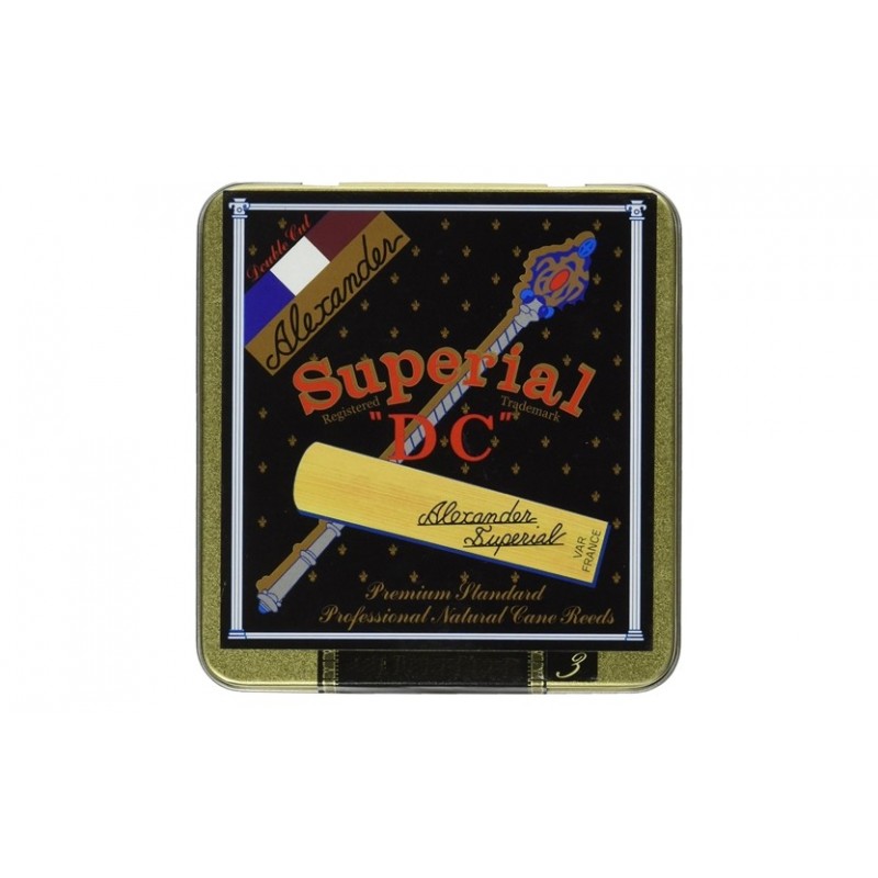 Box of 10 Alexander Superial reeds for soprano sax Strength 3