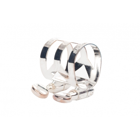 Abrazadera Selmer baño de plata saxo tenor