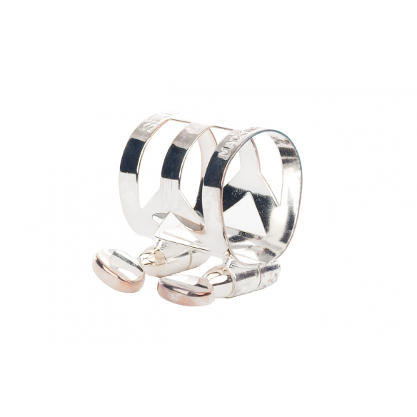 Abrazadera Selmer baño de plata saxo tenor