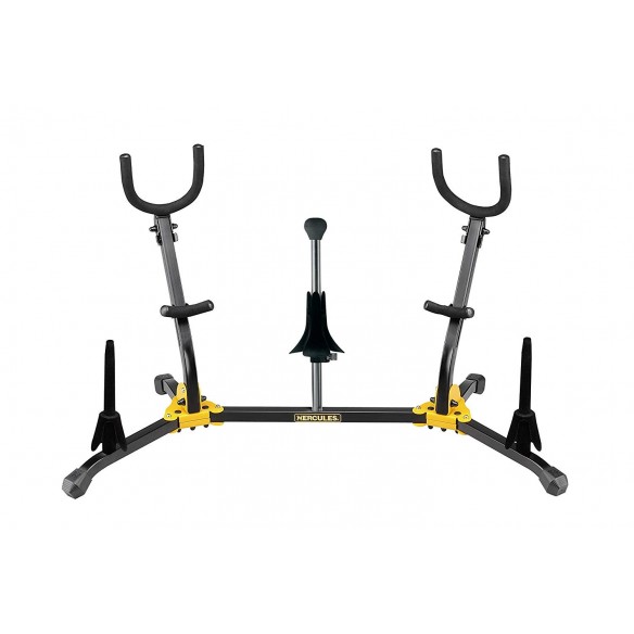 Soporte Hercules para 3 Saxos (alto,tenor,soprano), flauta y clarinete