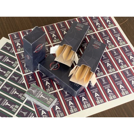 Caja 5 cañas Santtonio para saxo tenor