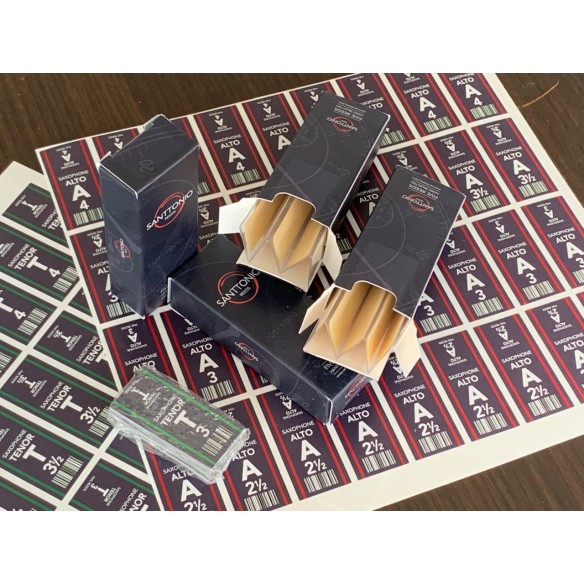 Caja 5 cañas Santtonio para saxo alto