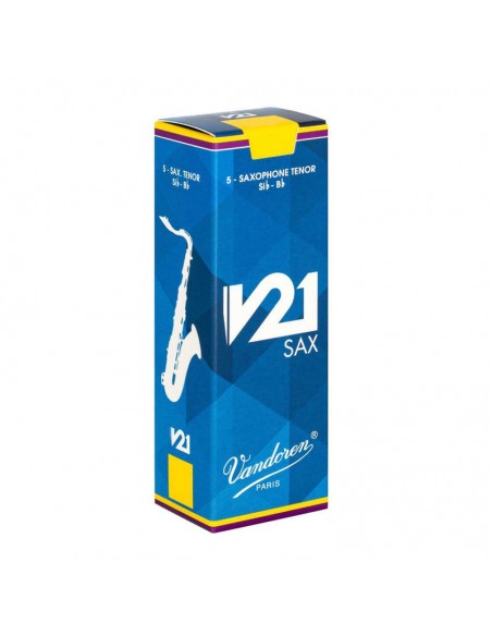 Vandoren V21 5 reeds box for tenor sax