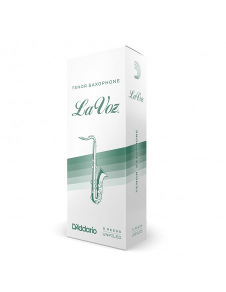 Box of 5 La Voz reeds for tenor saxophone