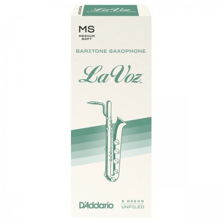 Box of 5 La Voz reeds for baritone saxophone