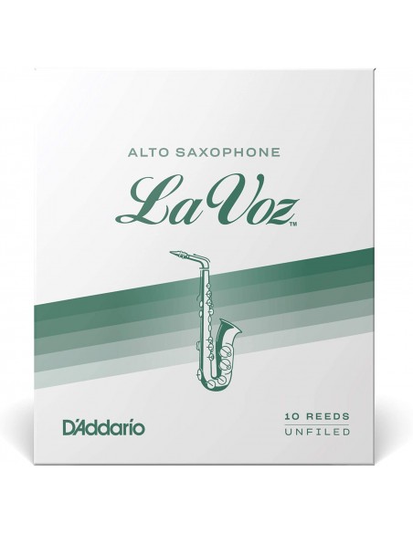 Box of 10 La Voz reeds for alto saxophone