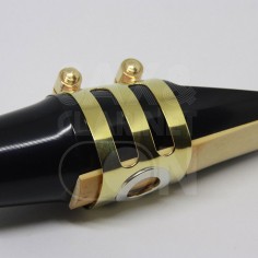 Ishimori Wood Stone Alto Saxophone Ligature 2