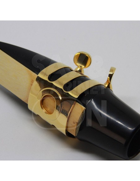 Abrazadera Wood Stone Ishimori para saxo alto