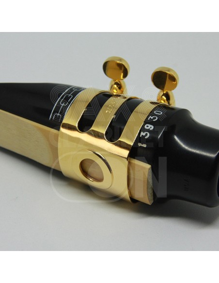 Abrazadera Wood Stone Ishimori para saxo tenor