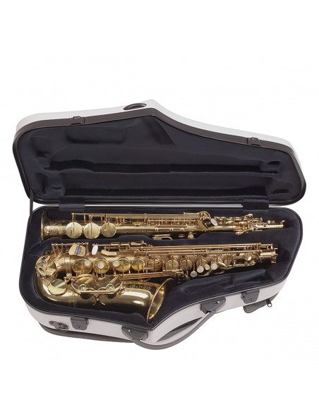 Estuche Bam Hightech DOBLE para saxo alto y soprano