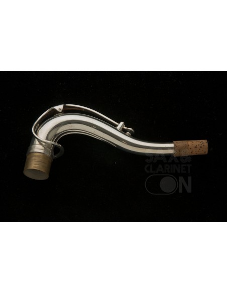Rampone & Cazzani silver plated neck for tenor saxophone