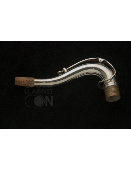 Rampone & Cazzani silver plated neck for tenor saxophone