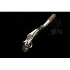 Rampone & Cazzani silver plated neck for tenor saxophone