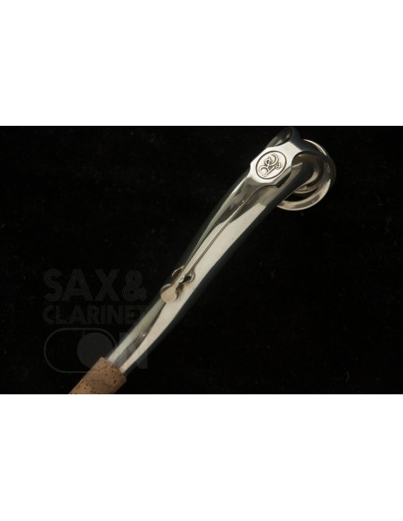 Rampone & Cazzani silver plated neck for tenor saxophone