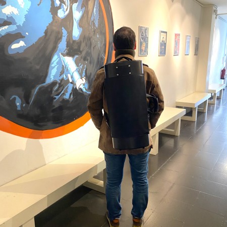 Alto and soprano WISEMAN double saxophone...