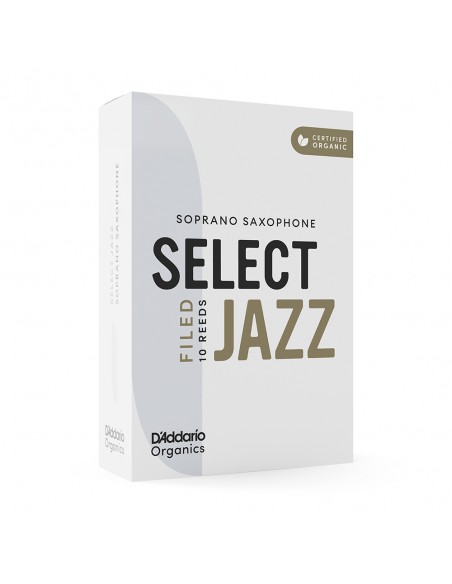 Cañas D'Addario Organic Select Jazz Filed para saxo soprano