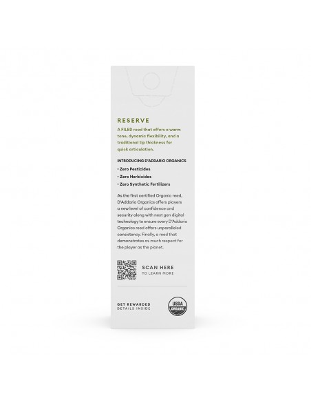 Cañas D'Addario Organic Reserve para saxo tenor