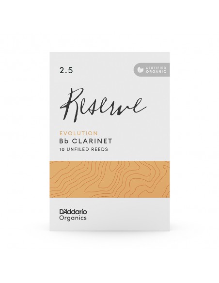 D'Addario Organic Reserve EVOLUTION Bb clarinet reeds