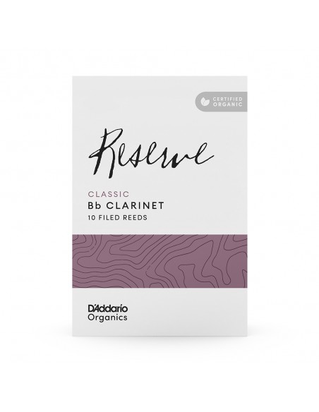 D'Addario Organic Reserve Classic Bb clarinet reeds