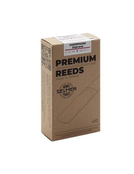 Caja 10 cañas Selmer para saxo soprano