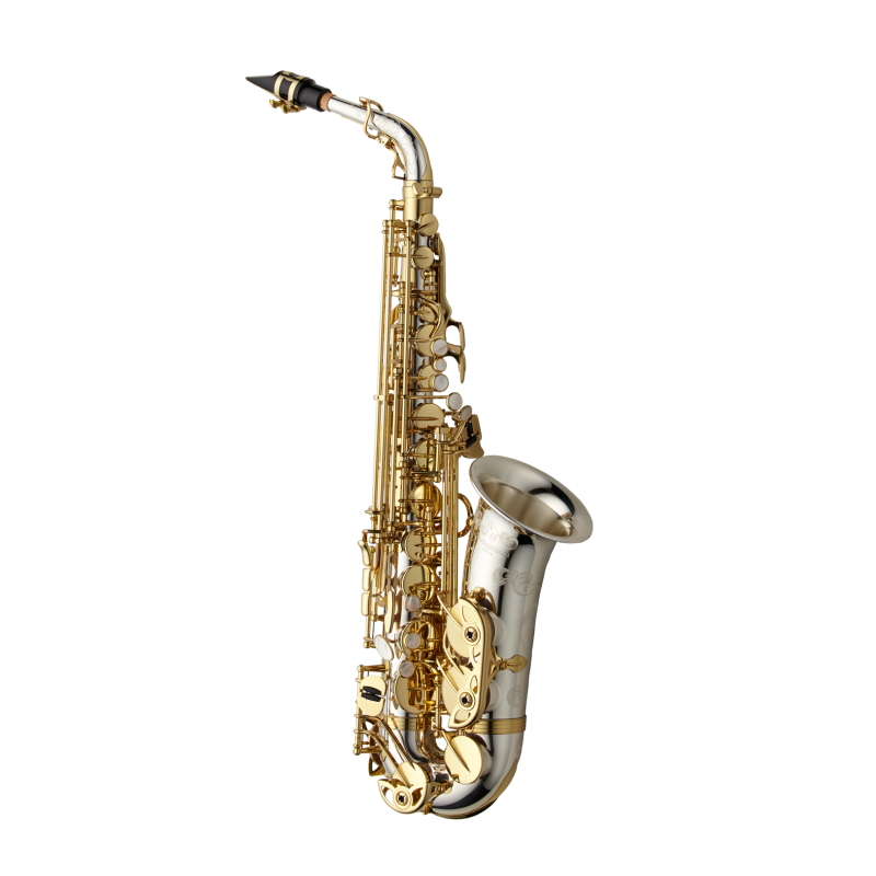 YANAGISAWA A-WO37 ネック Solid Silver Yanagisawa Alto Sax - A-W037 Elite Model in Solid Silver