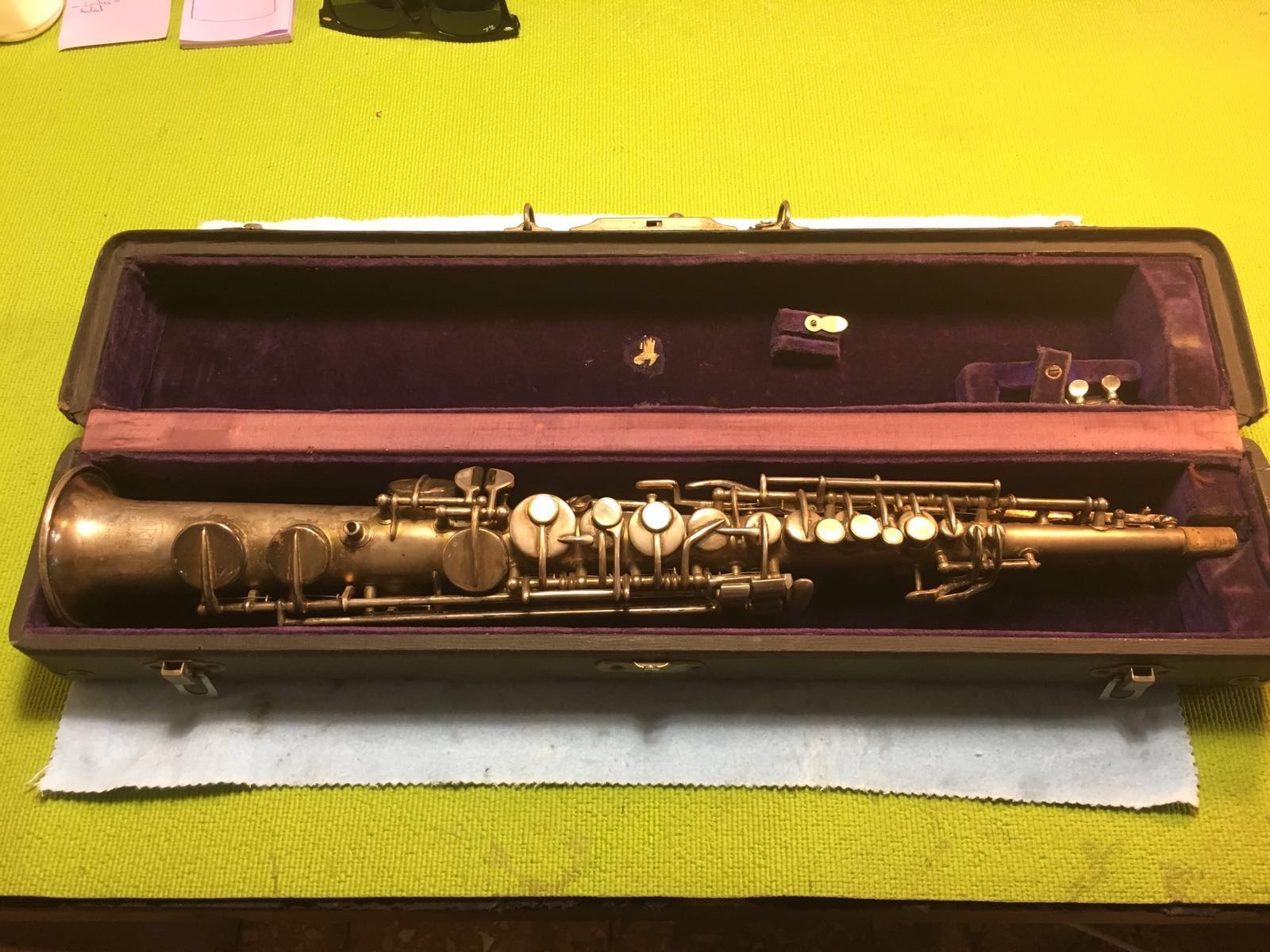 Restauración saxofón vintage